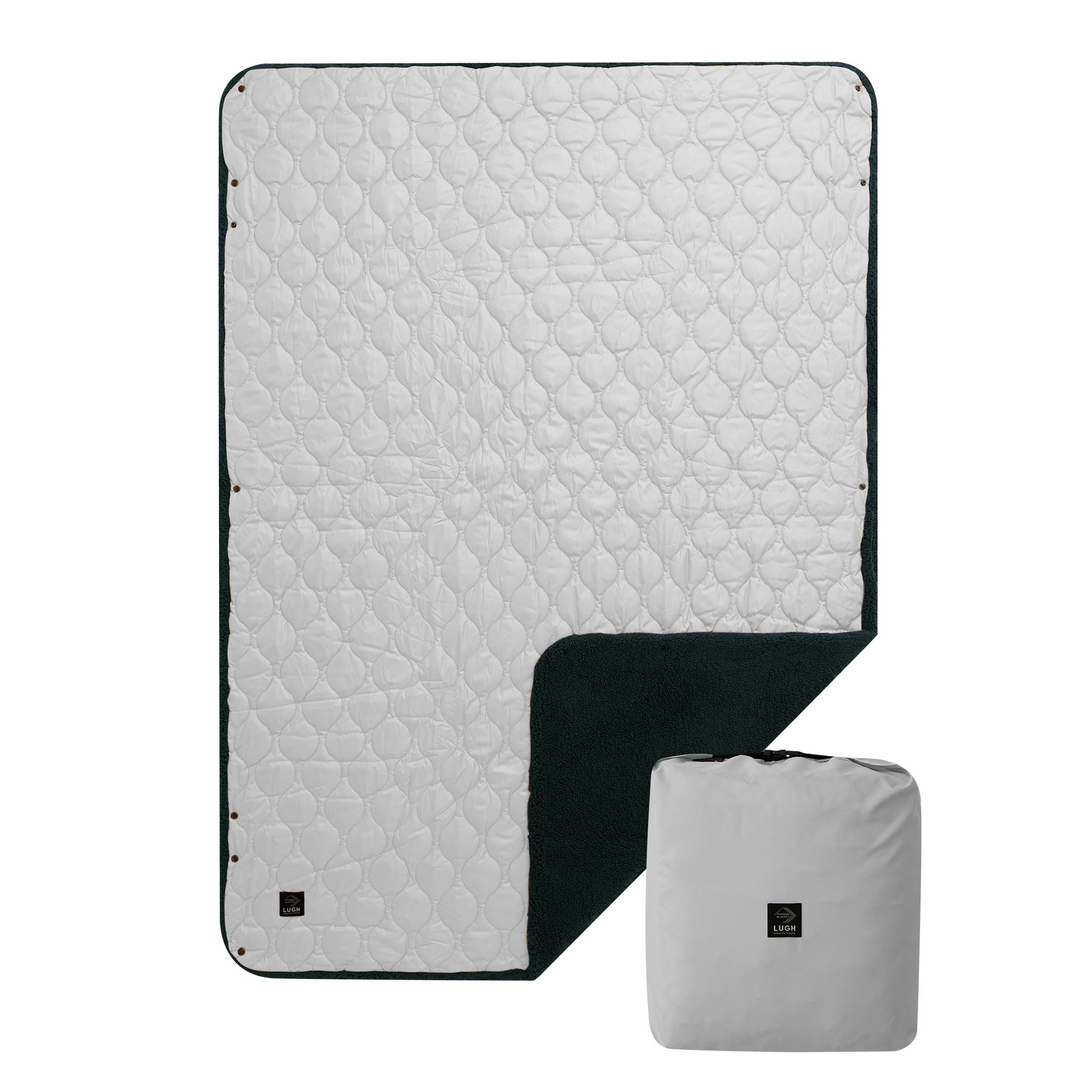 魔法瓶ブランケットLUGH / ライムストーングレイ