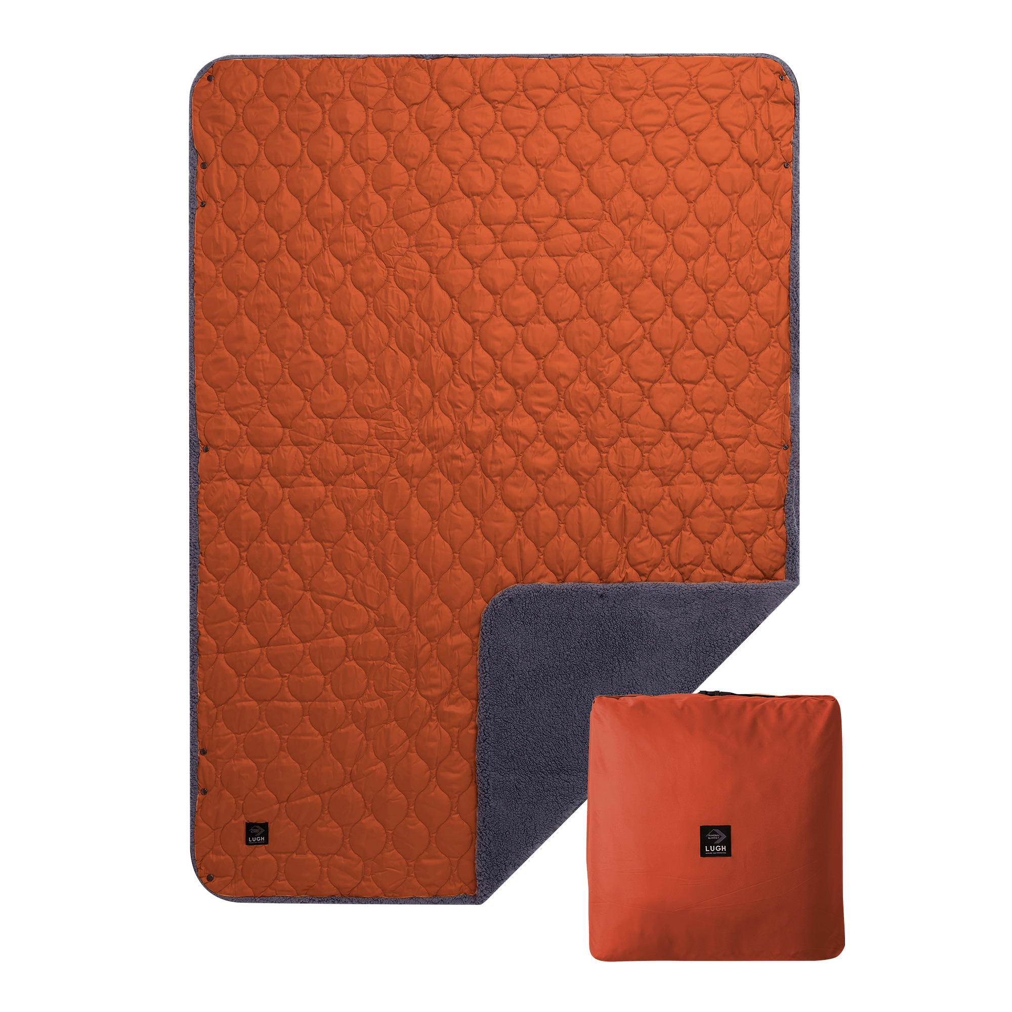 魔法瓶ブランケットLUGH / サンセットレッド