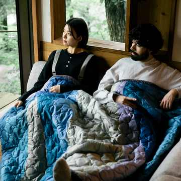 復刻】LUGH 魔法瓶ブランケットEDGE Lサイズ (新6層/ W発熱)