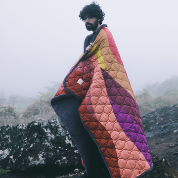 復刻】LUGH 魔法瓶ブランケットEDGE Lサイズ (新6層/ W発熱)