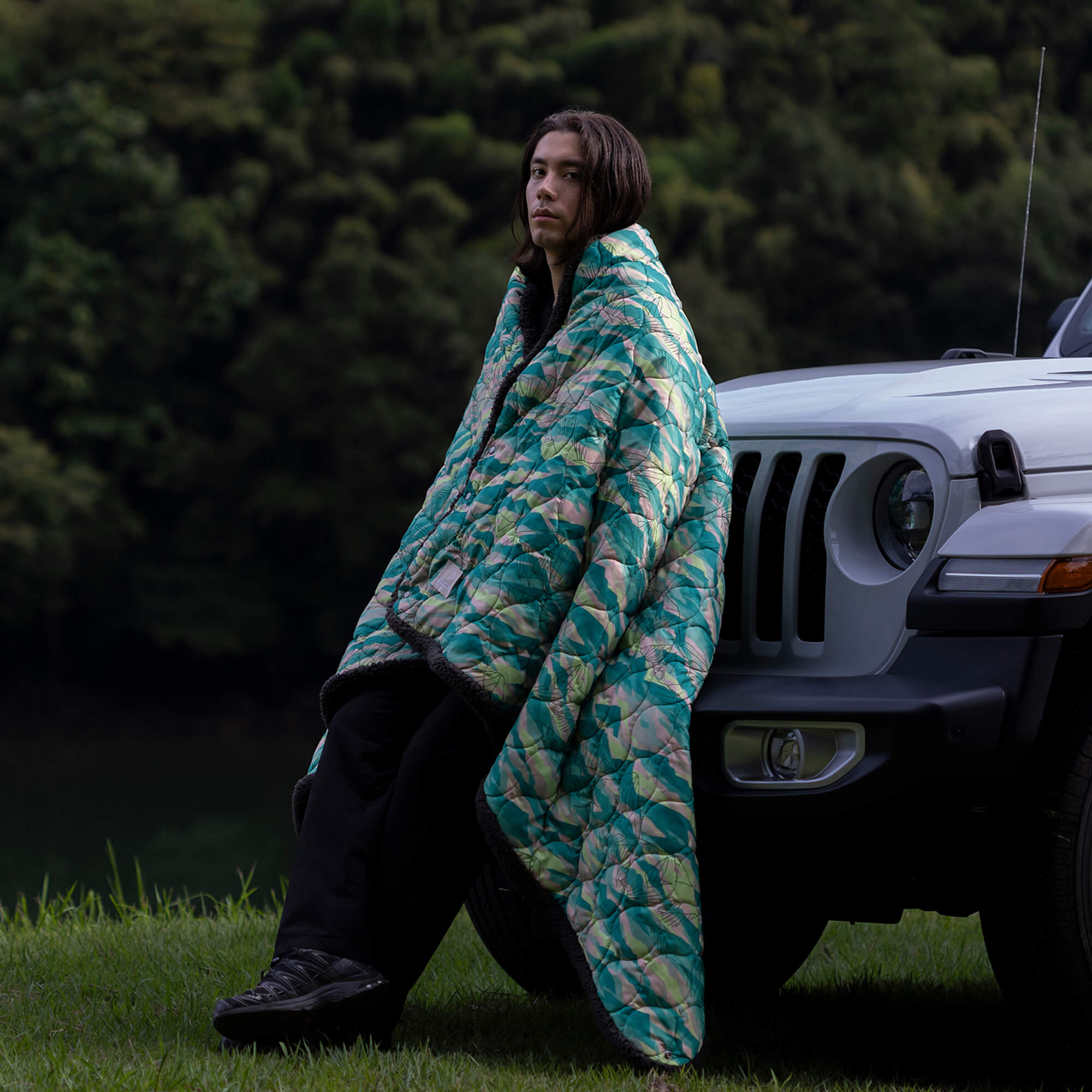 復刻】LUGH 魔法瓶ブランケットEDGE Lサイズ (新6層/ W発熱)