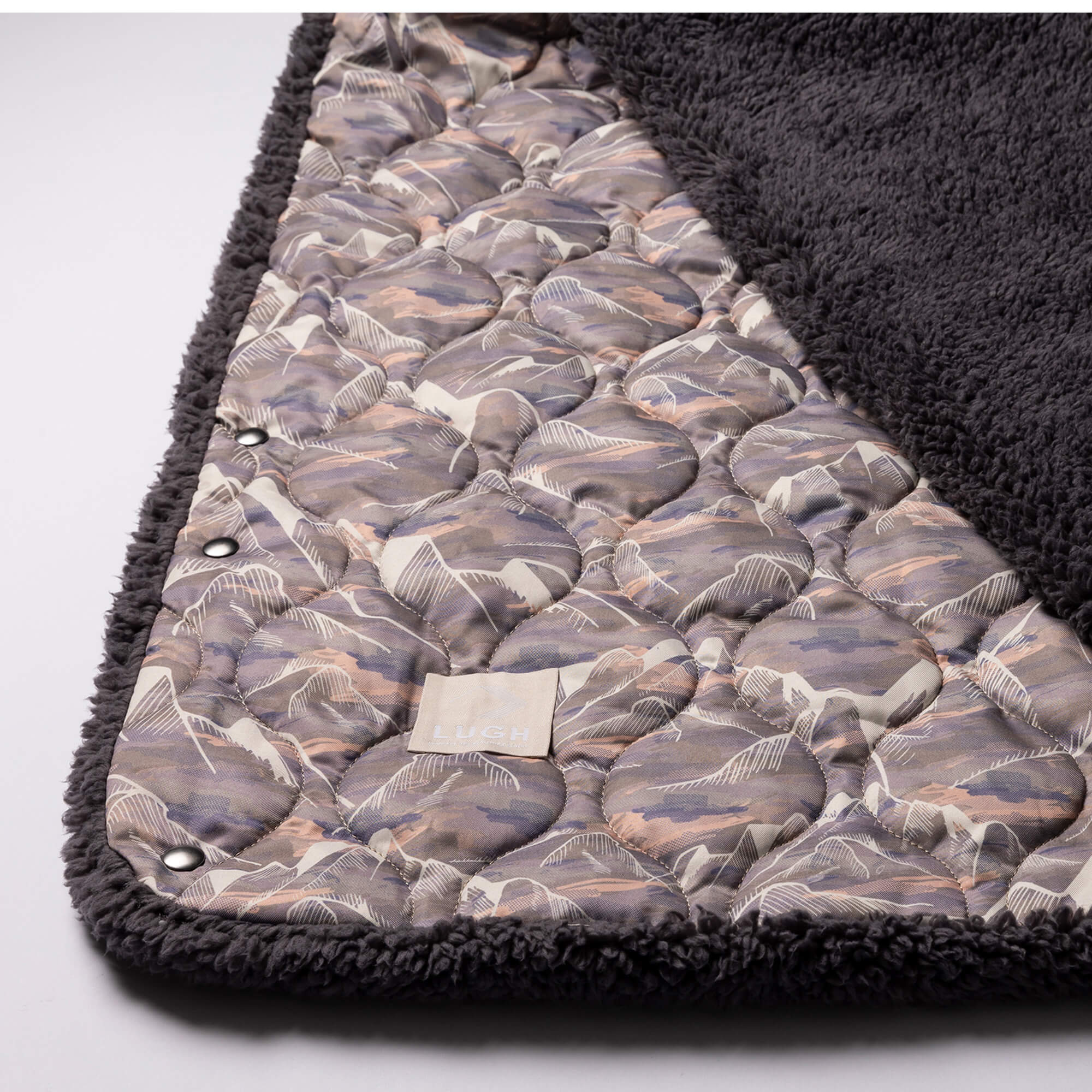 復刻】LUGH 魔法瓶ブランケットEDGE Lサイズ (新6層/ W発熱)